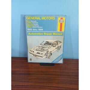 Haynes GM Cars 1982 - 1992 Repair Manual Sunbird Skyhawk Cavalier Chilton